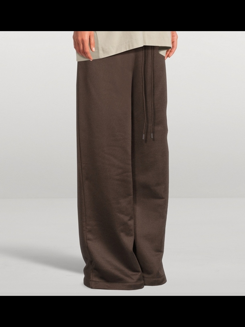FEAR OF GOD ESSENTIALS Satin Fleece Wide Leg Sweatpants
